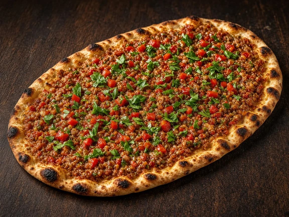 Lahmacun mit Drehspieß